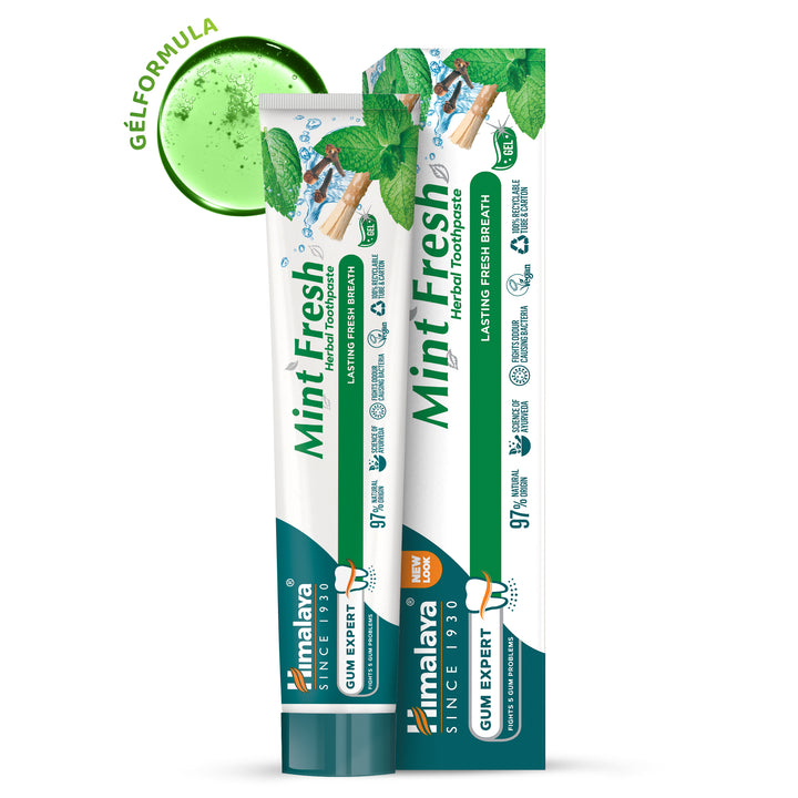 Mint Fresh frissítő, mentás gyógynövényes fogkrémgél