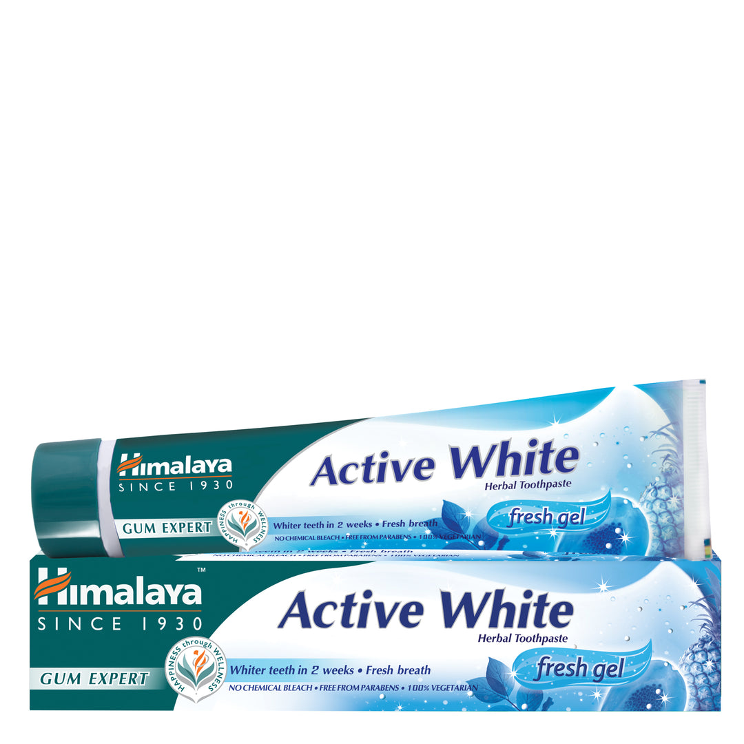 Active White fogfehérítő és frissítő gyógynövényes fogkrémgél